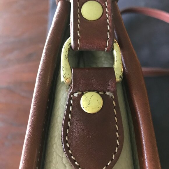 Vintage Authentic Liz Claiborne Pebbled Leather Bag - Picture 2 of 10